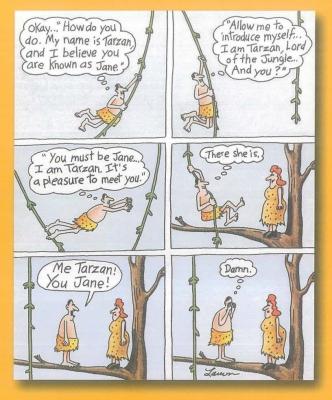 Tambi&eacute;n a Tarz&aacute;n le cuesta presentarse...